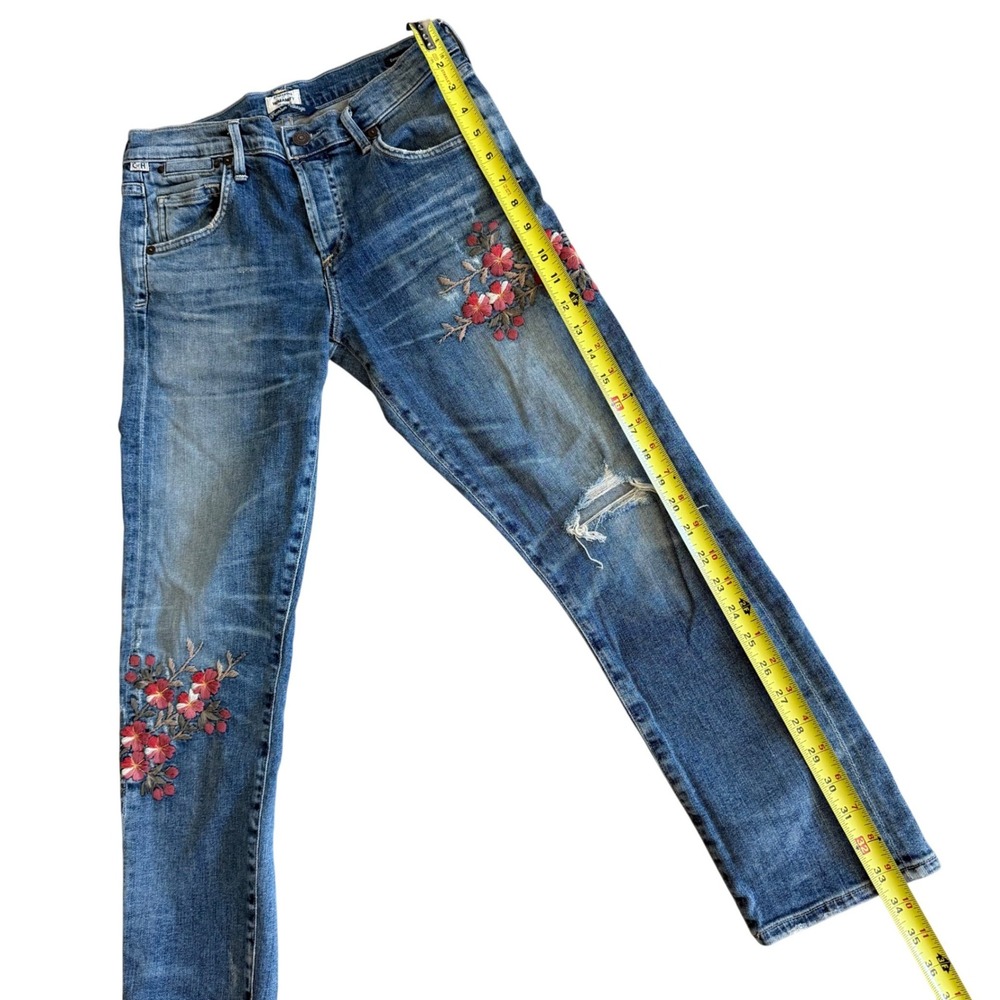 Citizens of Humanity Women's Vintage Embroidered Emerson Slim Boyfriend Jean 24 - Picture 9 of 14